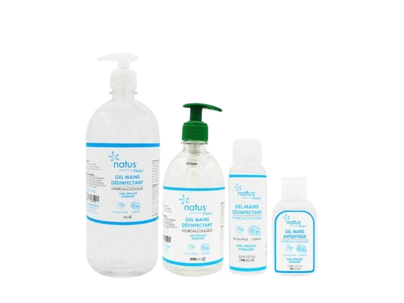 Gel Main désinfectant - Eucalyptus / Citron a ajouter les variantes