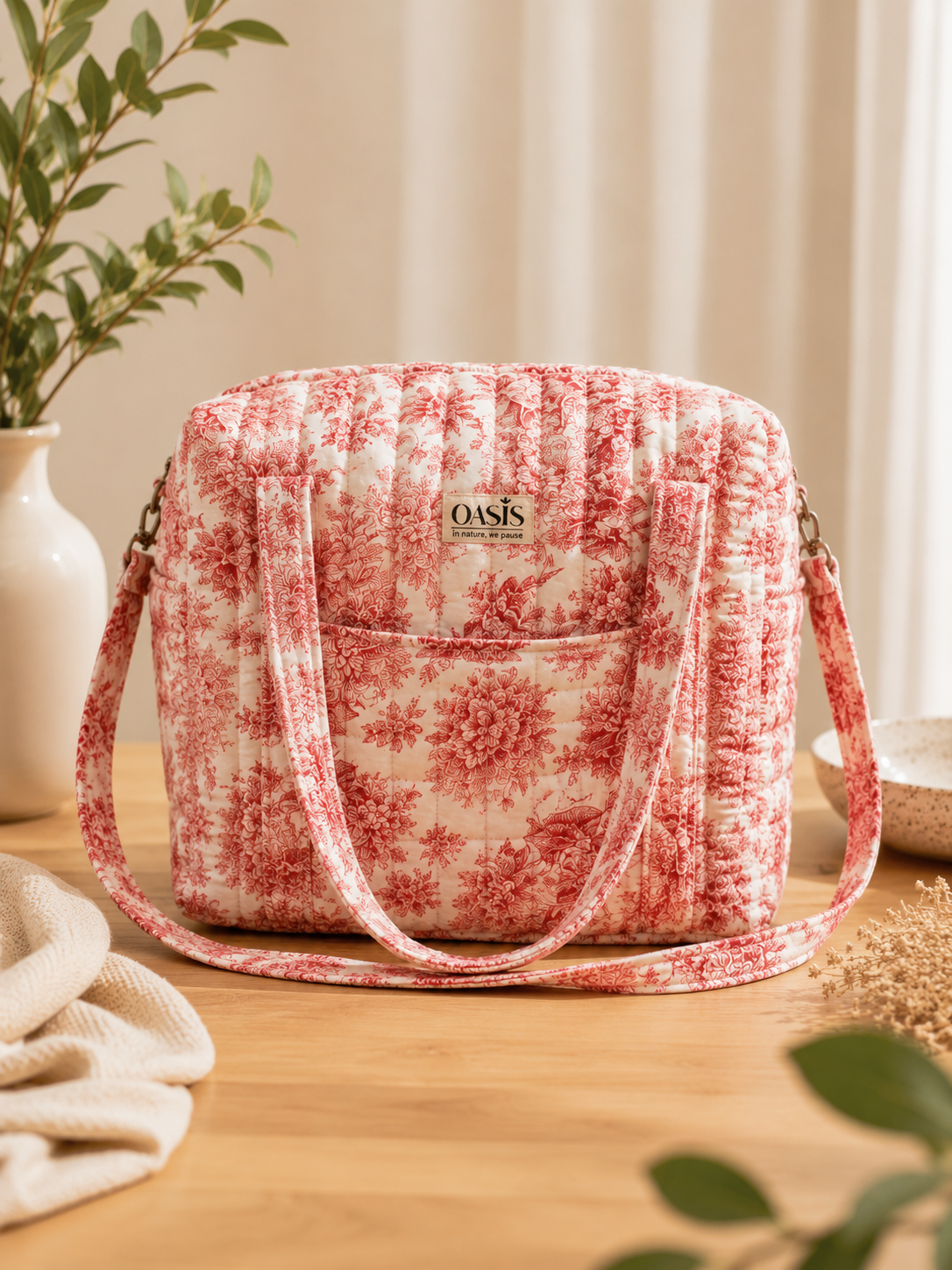 Sac Weekender - Toile de Jouy