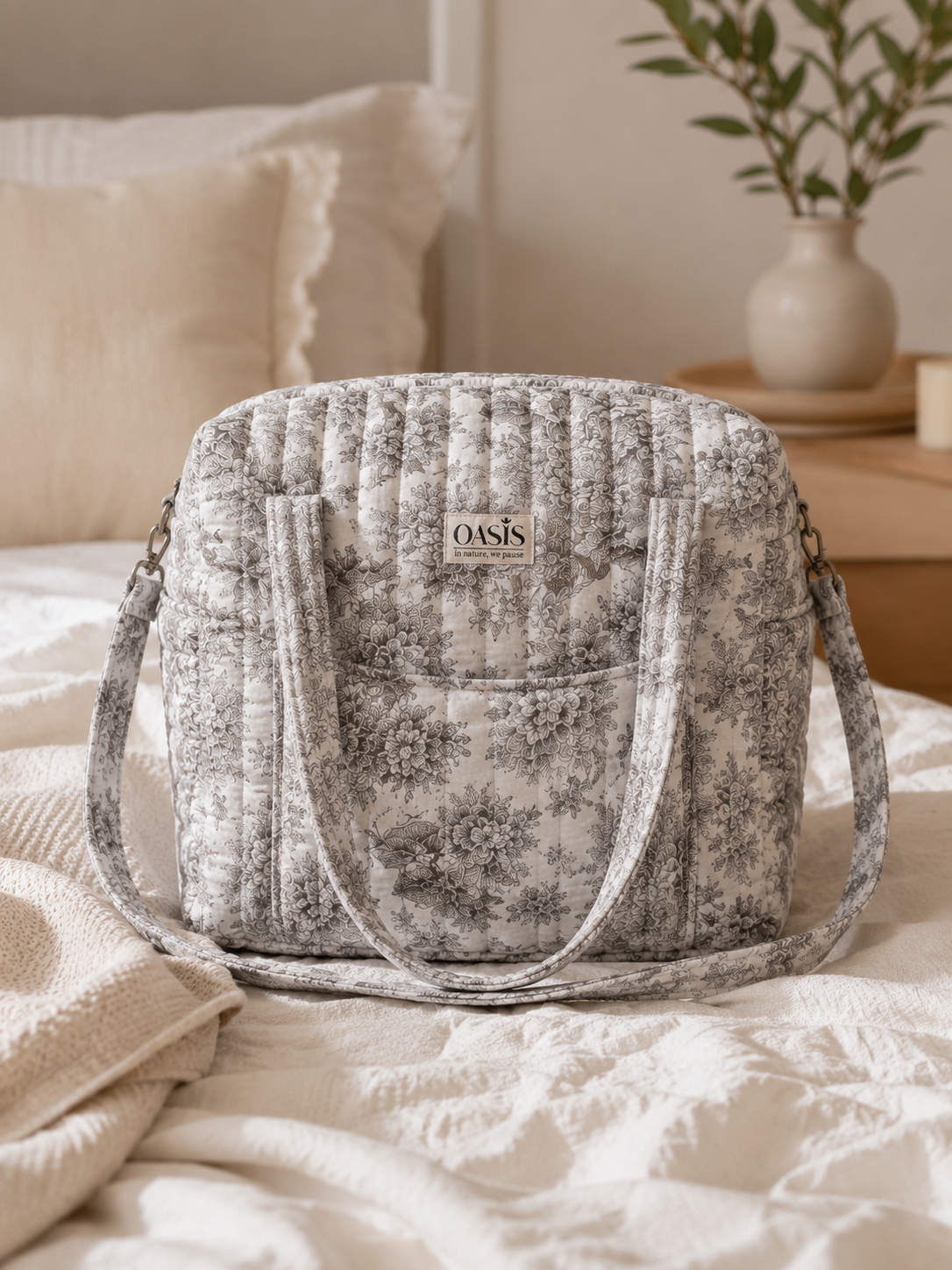 Sac Weekender - Toile de Jouy