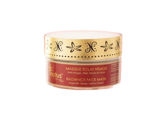 MASQUE ECLAT VISAGE 100ml - Huile d'argan - Miel - Extraits de Safran