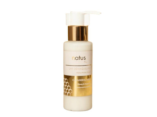 LAIT DÉMAQUILLANT À HUILE D'ARGAN & MIEL 100ML
