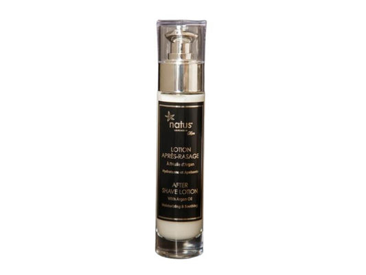 LOTION APRÈS-RASAGE À L'HUILE D'ARGAN HYDRATANTE ET APAISANTE 50ML
